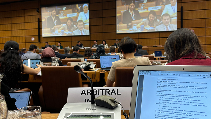 Aysenaz Tahmaz Represented ArbitralWomen as an Observer at UNCITRAL’s Working Group III Session in Vienna