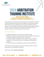 2025 Arbitration Institute