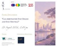 Can Arbitrators Stay Online and Stay Neutral?